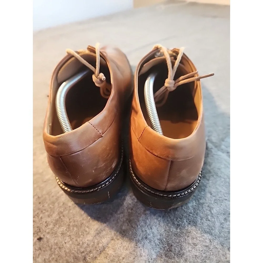 Cole Haan Grand OS Mens Brown Leather Cap Toe Oxford Dress Shoes‎